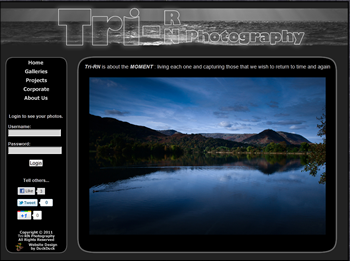Designed and created for a photography company.  This brief included image galleries with right-click protection and a log in area for clients to be able to access the photographs from their shoot.